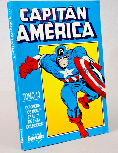 CÓMIC CAPITAN AMÉRICA 72 AL 74 RETAPADO VOL.1 FORUM MARVEL VOLUMEN MUY BUEN ESTADO