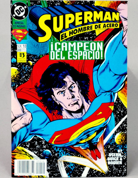 CÓMIC SUPERMAN EL HOMBRE DE ACERO 2 DC EDICIONES ZINCO GRAPA EXCELENTE ESTADO