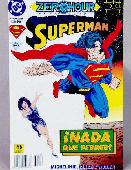 CÓMIC SUPERMAN 18 HORA CERO VOL.3 DC EDICIONES ZINCO VOLUMEN GRAPA EXCELENTE ESTADO