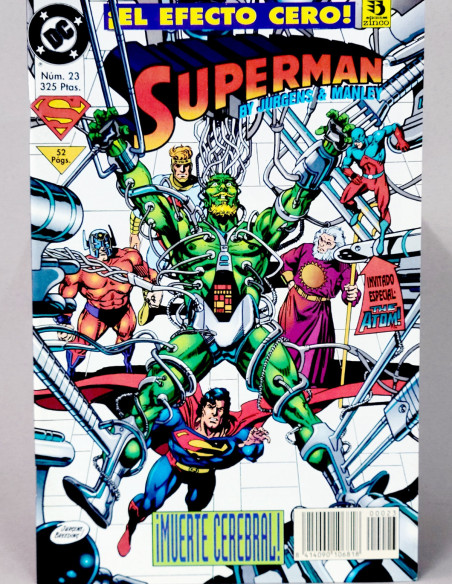 CÓMIC SUPERMAN 23 EL EFECTO CERO VOL.3 DC EDICIONES ZINCO VOLUMEN GRAPA DE KIOSCO