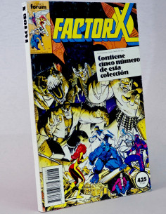 CÓMIC FACTOR X 36 AL 40 RETAPADO VOL.1 FORUM MARVEL...