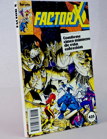 CÓMIC FACTOR X 36 AL 40 RETAPADO VOL.1 FORUM MARVEL VOLUMEN BUEN ESTADO