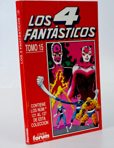 CÓMIC LOS 4 FANTÁSTICOS 121 AL 117 RETAPADO VOL.1 FORUM...
