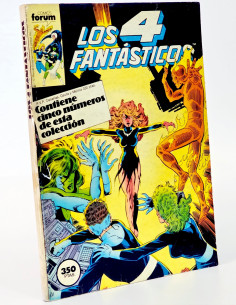 CÓMIC LOS 4 FANTÁSTICOS 56 AL 60 RETAPADO FORUM MARVEL...