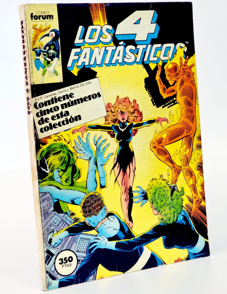 CÓMIC LOS 4 FANTÁSTICOS 56 AL 60 RETAPADO FORUM MARVEL VOL.1 VOLUMEN NORMAL ESTADO