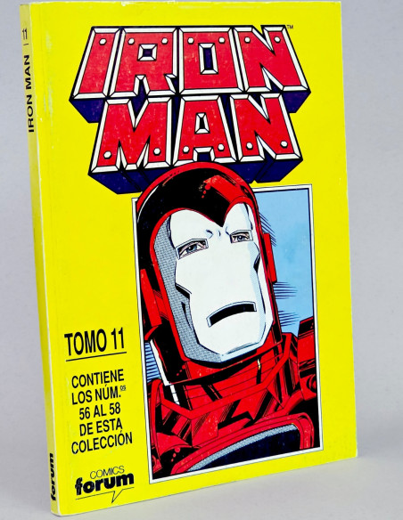 CÓMIC IRON MAN 56 AL 58 FORUM VOL.1 TOMO 11 MARVEL RETAPADO VOLUMEN CASI EXCELENTE ESTADO