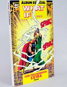 CÓMIC WHAT IF ALBUEN ESPECIAL EXTRA FORUM MARVEL RETAPADO...