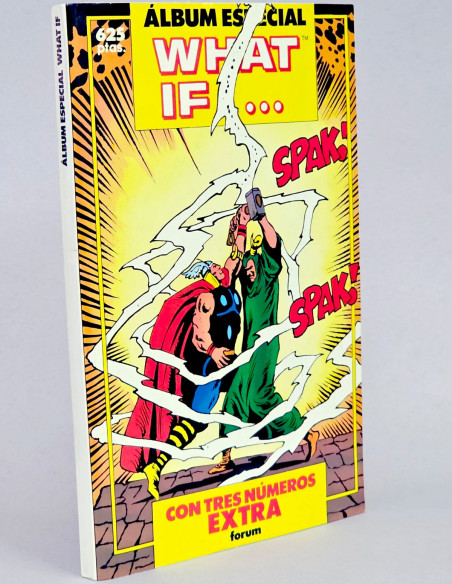 CÓMIC WHAT IF ALBUEN ESPECIAL EXTRA FORUM MARVEL RETAPADO CASI EXCELENTE ESTADO