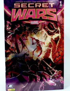 CÓMIC SECRET WARS 1 PANINI MARVEL GRAPA EXCELENTE ESTADO
