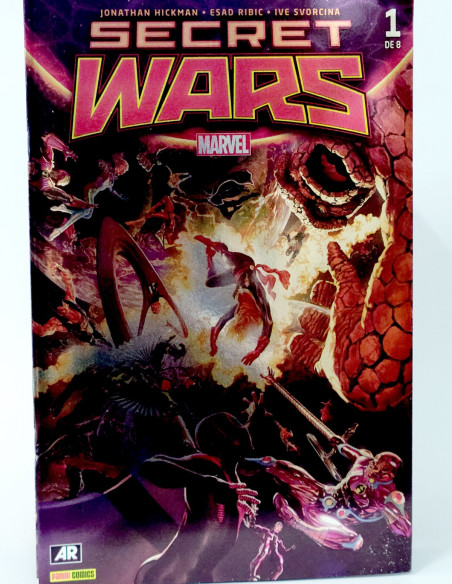 CÓMIC SECRET WARS 1 PANINI MARVEL GRAPA EXCELENTE ESTADO