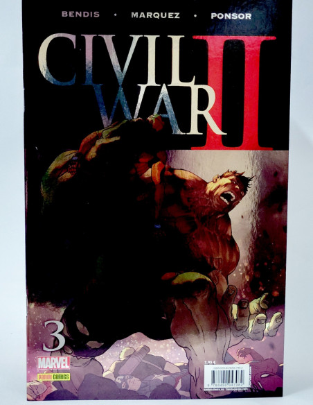 CÓMIC CIVIL WAR II 3 PANINI MARVEL GRAPA DE KIOSCO