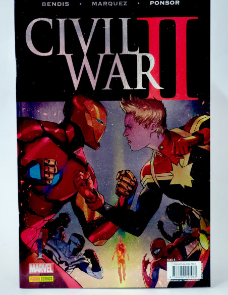 CÓMIC CIVIL WAR II 1 PANINI MARVEL GRAPA DE KIOSCO