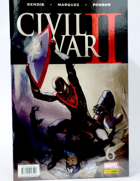 CÓMIC CIVIL WAR II 6 PANINI MARVEL GRAPA DE KIOSCO