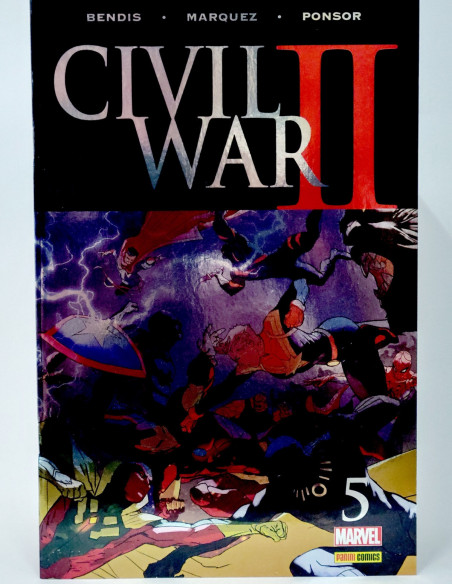CÓMIC CIVIL WAR II 5 PANINI MARVEL GRAPA DE KIOSCO