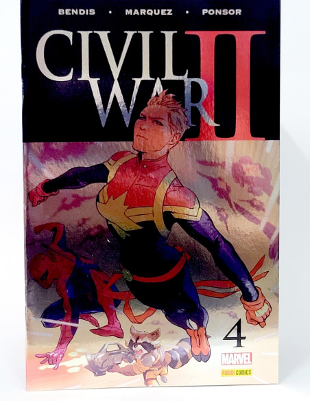 CÓMIC CIVIL WAR II 4 PANINI MARVEL GRAPA DE KIOSCO