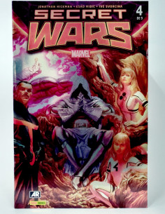 CÓMIC SECRET WARS 4 PANINI MARVEL GRAPA DE KIOSCO