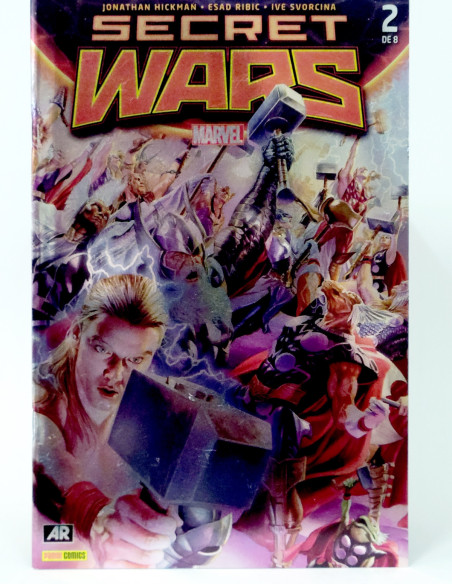 CÓMIC SECRET WARS 2 PANINI MARVEL GRAPA DE KIOSCO