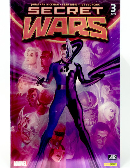 CÓMIC SECRET WARS 3 PANINI MARVEL GRAPA DE KIOSCO