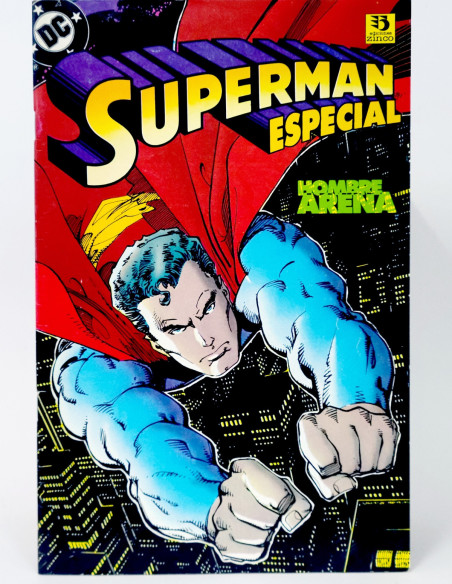 CÓMIC SUPERMAN ESPECIAL HOMBRE ARENA DC EDICIONES ZINCO GRAPA EXCELENTE ESTADO