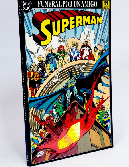 CÓMIC SUPERMAN FUNERAL POR UN AMIGO DC EDICIONES ZINCO DE KIOSCO ESTADO