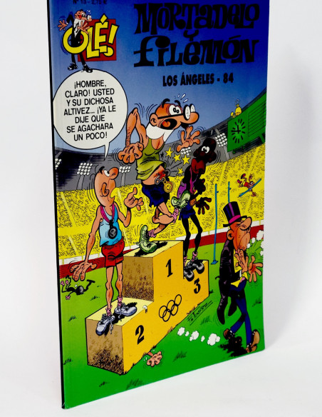CÓMIC MORTADELO Y FILEMÓN 13 LOS ANGELES 84 OLE EDICIONES B QUARTO EDICIÓN CASI EXCELENTE ESTADO