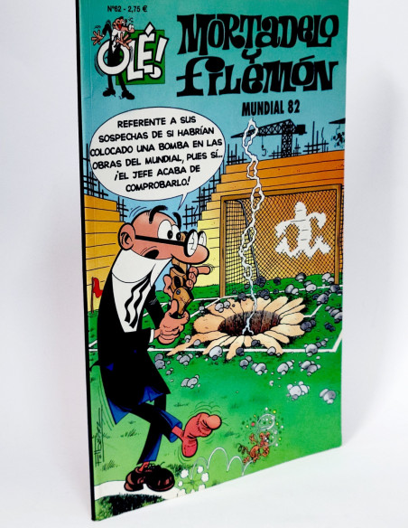 CÓMIC MORTADELO Y FILEMÓN 62 MUNDIAL 82 OLE EDICIONES B QUARTO EDICIÓN CASI EXCELENTE ESTADO