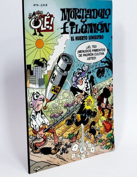 CÓMIC MORTADELO Y FILEMÓN 16 EL HUERTO SINIESTRO OLE EDICIONES B QUARTO EDICIÓN BUEN ESTADO