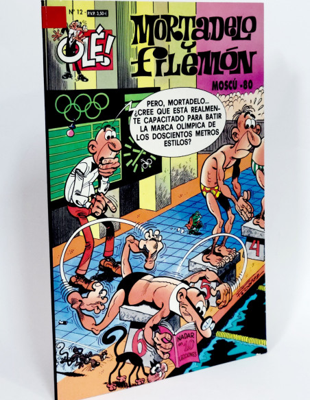 CÓMIC MORTADELO Y FILEMÓN 12 MOSCU 80 OLE EDICIONES B QUARTO EDICIÓN BUEN ESTADO