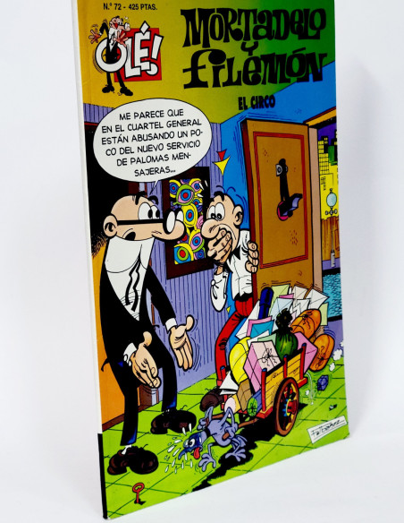 CÓMIC MORTADELO Y FILEMÓN 72 EL CIRCO OLE EDICIONES B TERCERA EDICIÓN BUEN ESTADO