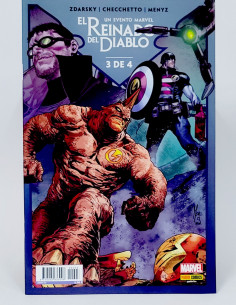 CÓMIC EL REINADO DEL DIABLO 3 PANINI MARVEL GRAPA DE KIOSCO