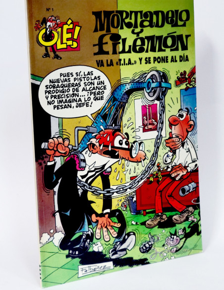 CÓMIC MORTADELO Y FILEMÓN 1 VA LA TIA Y SE PONE AL DI OLE EDICIONES B SEXTA EDICIÓN EXCELENTE ESTADO