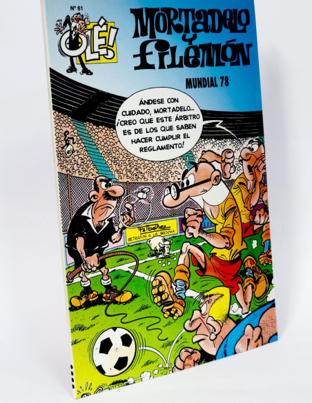 CÓMIC MORTADELO Y FILEMÓN 61 MUNDIAL 78 OLE EDICIONES B QUINTA EDICIÓN EXCELENTE ESTADO
