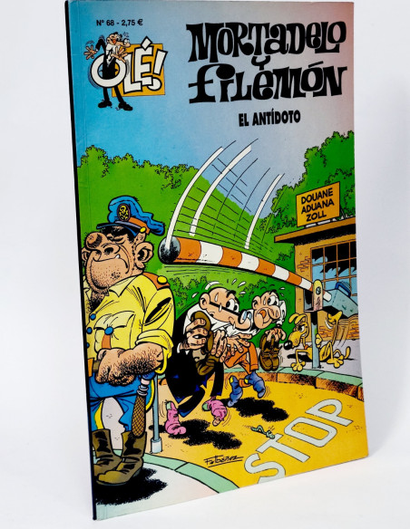 CÓMIC MORTADELO Y FILEMÓN 68 EL ANTIDTO OLE EDICIONES B QUARTO EDICIÓN CASI EXCELENTE ESTADO