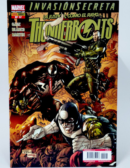 CÓMIC THUNDERBOLTS 17 VOL.2 PANINI MARVEL VOLUMEN GRAPA DE KIOSCO