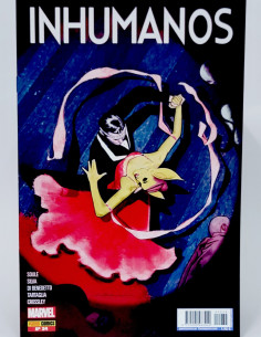 CÓMIC INHUMANOS 34 PANINI MARVEL GRAPA DE KIOSCO