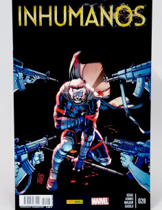 CÓMIC INHUMANOS 28 PANINI MARVEL GRAPA DE KIOSCO