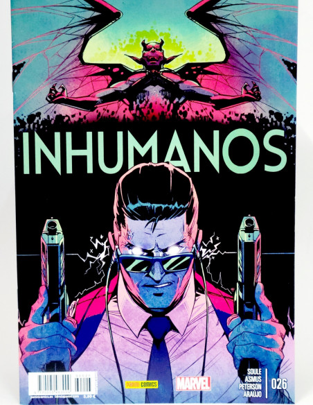 CÓMIC INHUMANOS 26 PANINI MARVEL GRAPA DE KIOSCO