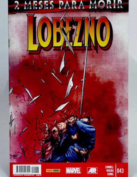 CÓMIC SALVAJE LOBEZNO 43 PANINI MARVEL GRAPA DE KIOSCO