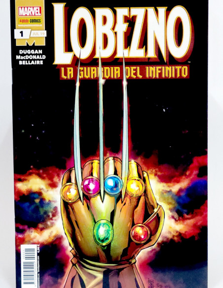 CÓMIC LOBEZNO 1 LA GUARDIA DEL INFINITO JULIO 2019 PANINI MARVEL GRAPA DE KIOSCO