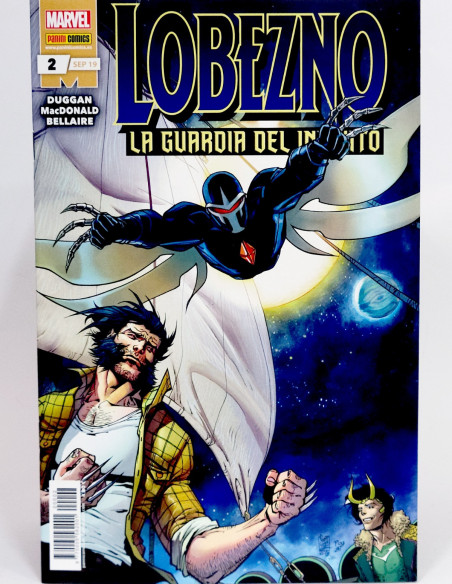 CÓMIC LOBEZNO 2 LA GUARDIA DEL INFINITO SEPTIEMBRE 2019 PANINI MARVEL GRAPA DE KIOSCO