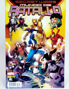 CÓMIC SECRET WARS MUNDO DE BATALLA 1 PANINI MARVEL GRAPA...