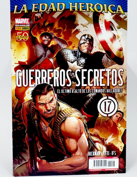CÓMIC GUERREROS SECRETOS 17 LA EDAD HEROICA PANINI MARVEL GRAPA DE KIOSCO