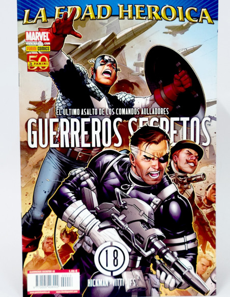 CÓMIC GUERREROS SECRETOS 18 LA EDAD HEROICA PANINI MARVEL GRAPA DE KIOSCO
