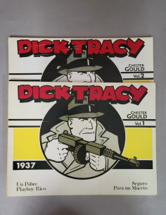CÓMICS DICK TRACY 1937 COLECCIÓN COMPLETA VOL.1 VOL.2...