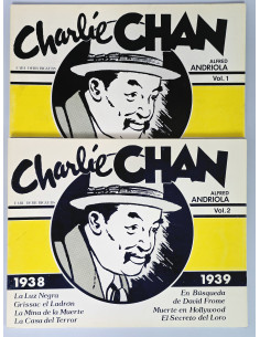 CÓMICS CHARLIE CHAN COLECCIÓN COMPLETA VOL.1 VOL.2 ALFRED...