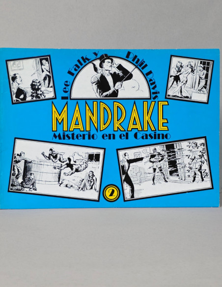 CÓMIC MANDRAKE 2 MISTERIO EN EL CASINO GRANDES CLÁSICOS CASI EXCELENTE ESTADO