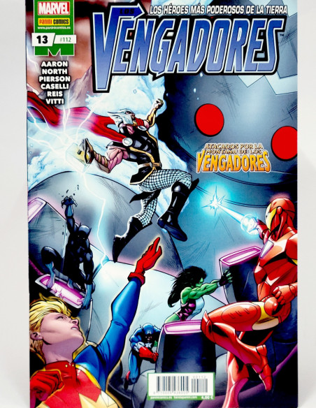 CÓMIC LOS VENGADORES 112 PANINI MARVEL GRAPA DE KIOSCO