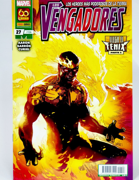 CÓMIC LOS VENGADORES 126 LLEGA EL FENIX PARTE 2 PANINI MARVEL GRAPA DE KIOSCO