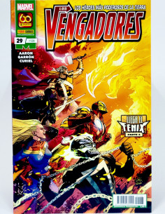 CÓMIC LOS VENGADORES 128 LLEGA EL FENIX PARTE 4 PANINI...