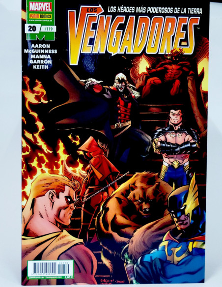 CÓMIC LOS VENGADORES 119 PANINI MARVEL GRAPA DE KIOSCO